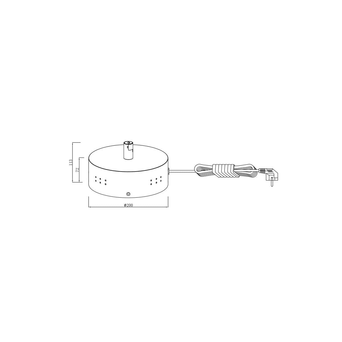 Floor&Ceiling feedinbox, incl. Driver and Powercord