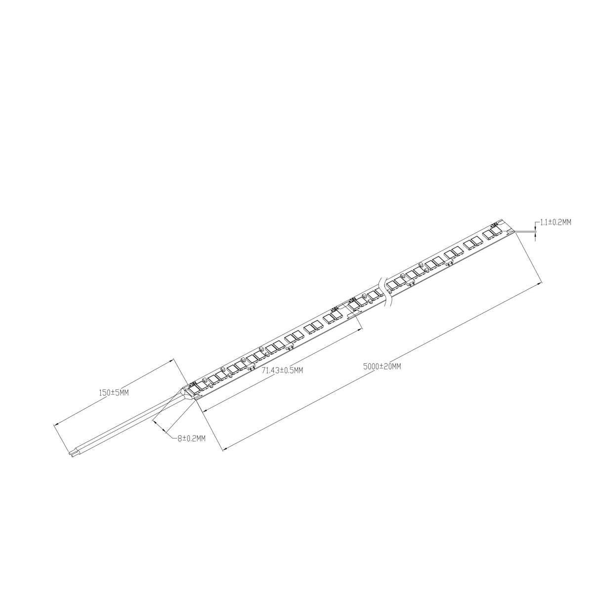 LED Strip Dim to warm