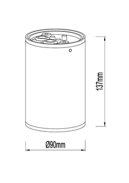 Obox Ceiling Round view 2