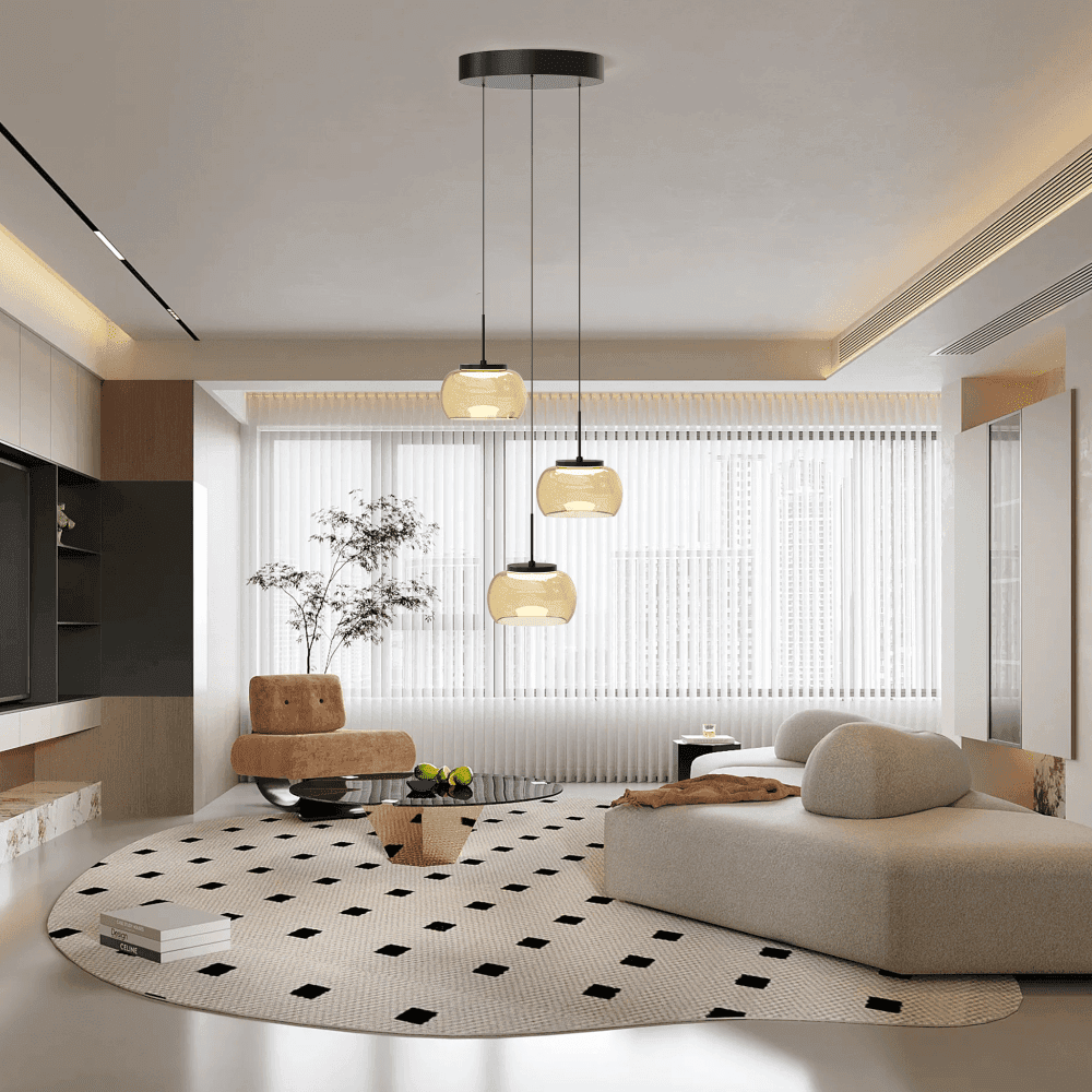 Bounto P3 round, amber - Alternative view