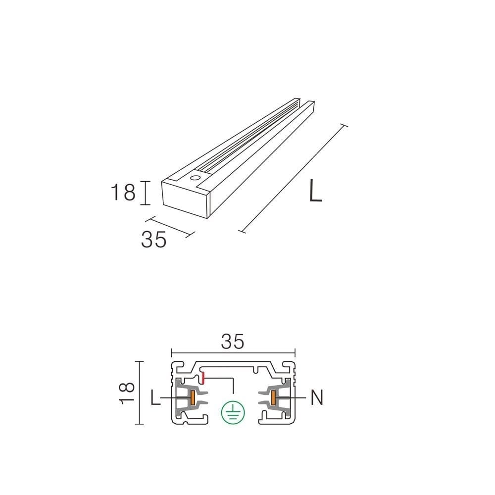 1 Phase Track 2m - Alternative view