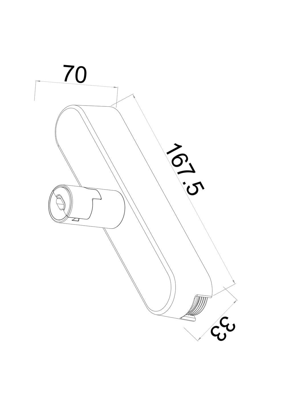 Sky Rail feedin / Sky Rail Mini connector - Alternative view