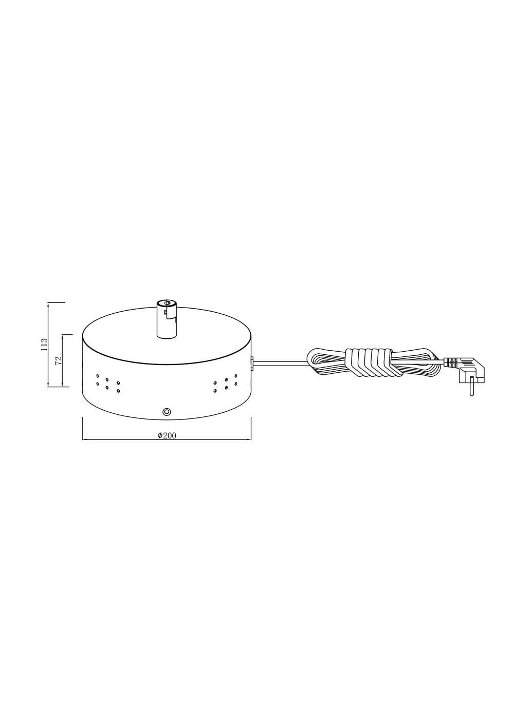 Floor&Ceiling feedinbox, incl. Driver and Powercord - Alternative view
