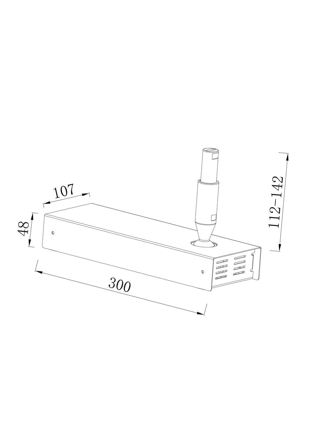 Wall-Feedinbox, excl. driver, incl. mecanical tensioner - Alternative view