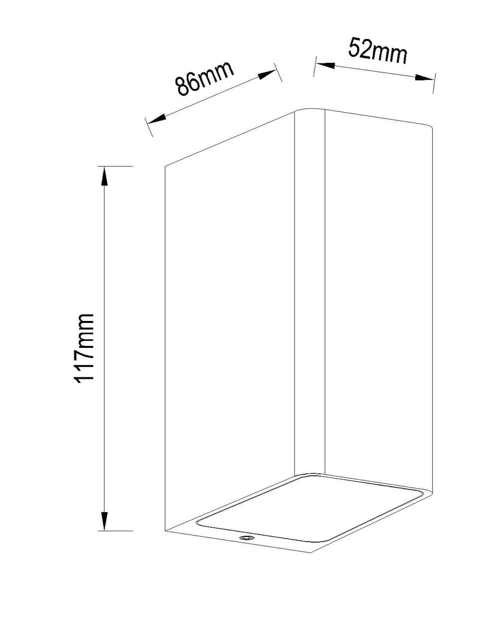 Obox Wall Slim Square - Alternative view
