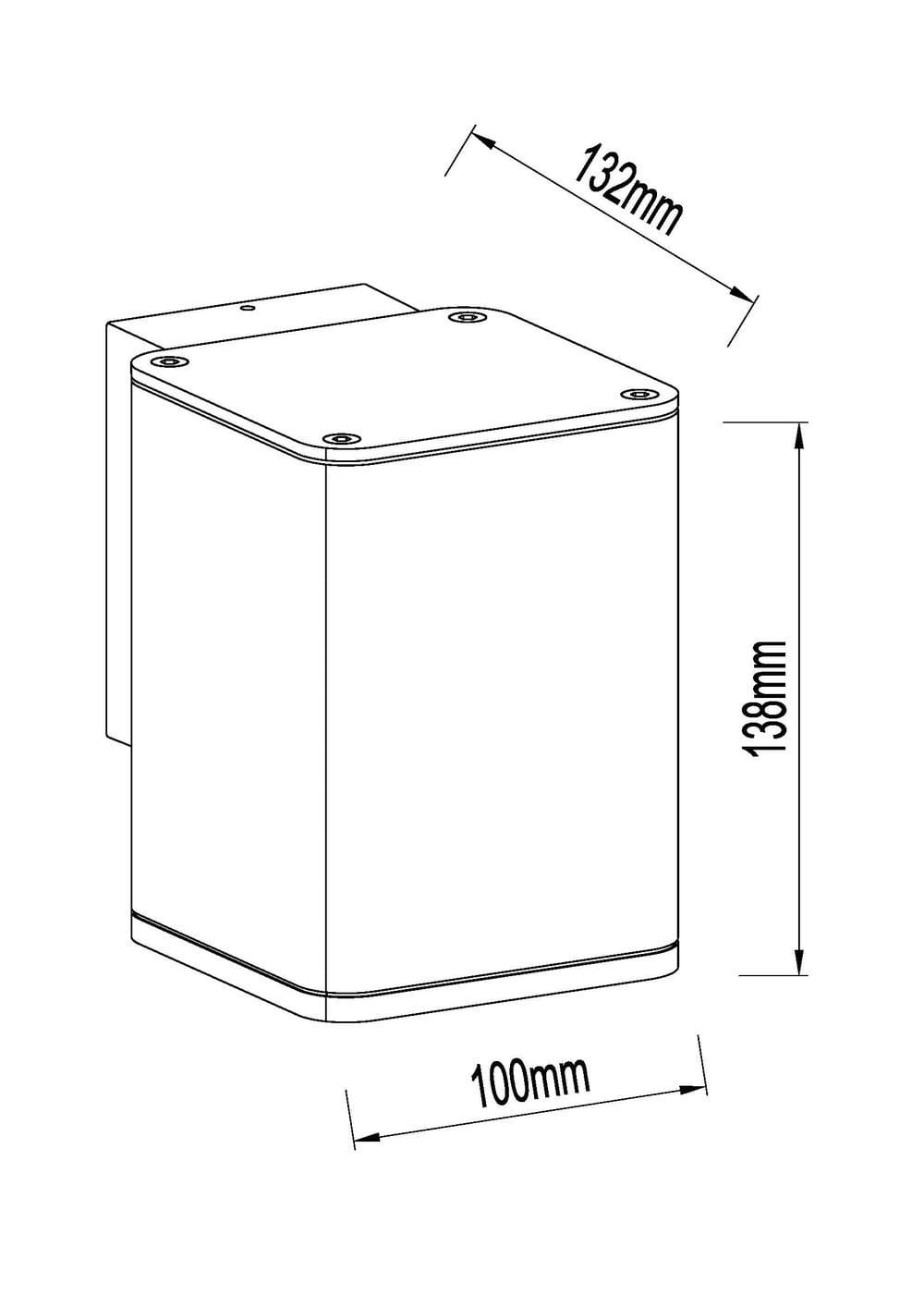 Obox Wall Square Down - Alternative view