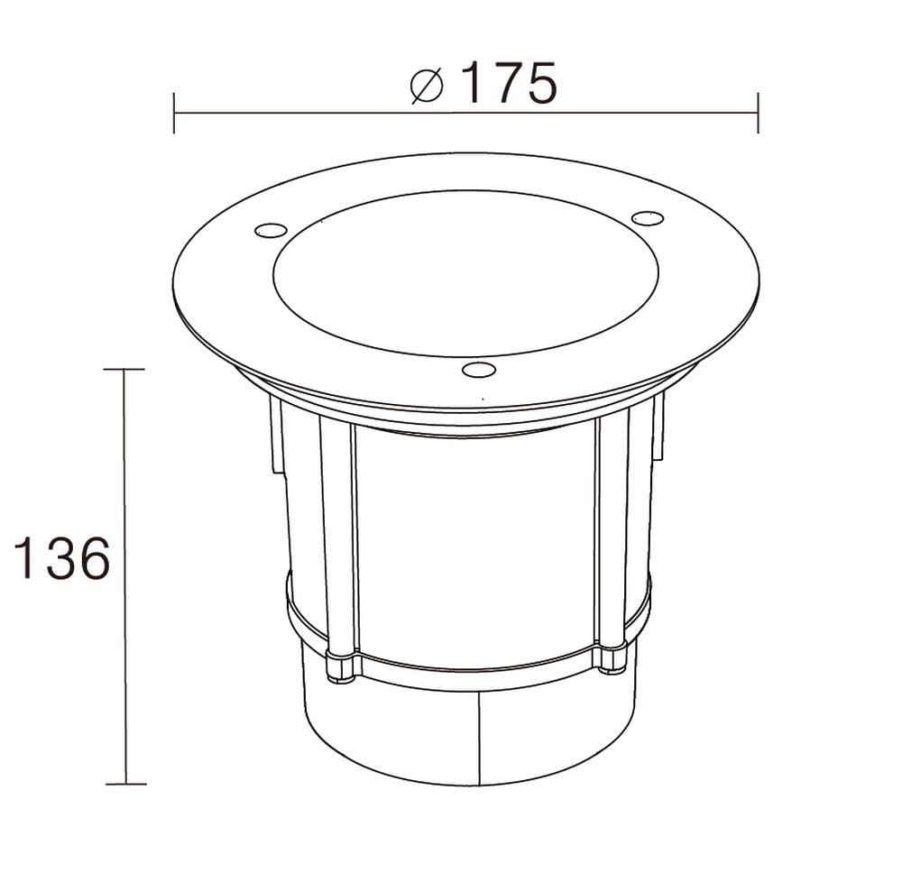 InGround Spot L - Alternative view