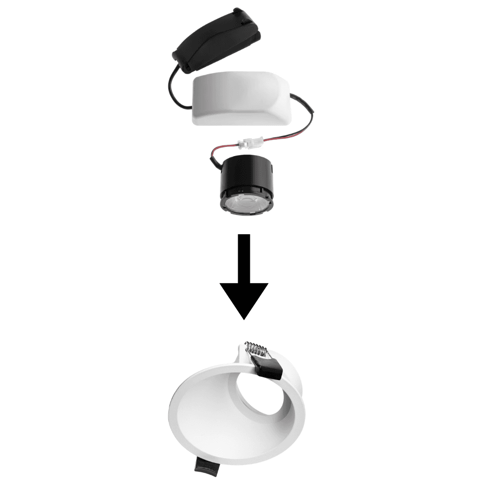 N-tri R Asym White Set 10.5W 2700K